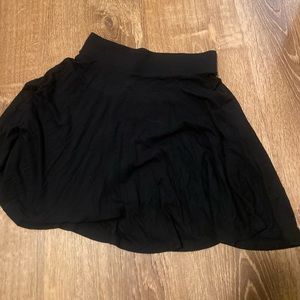 Black skater skirt